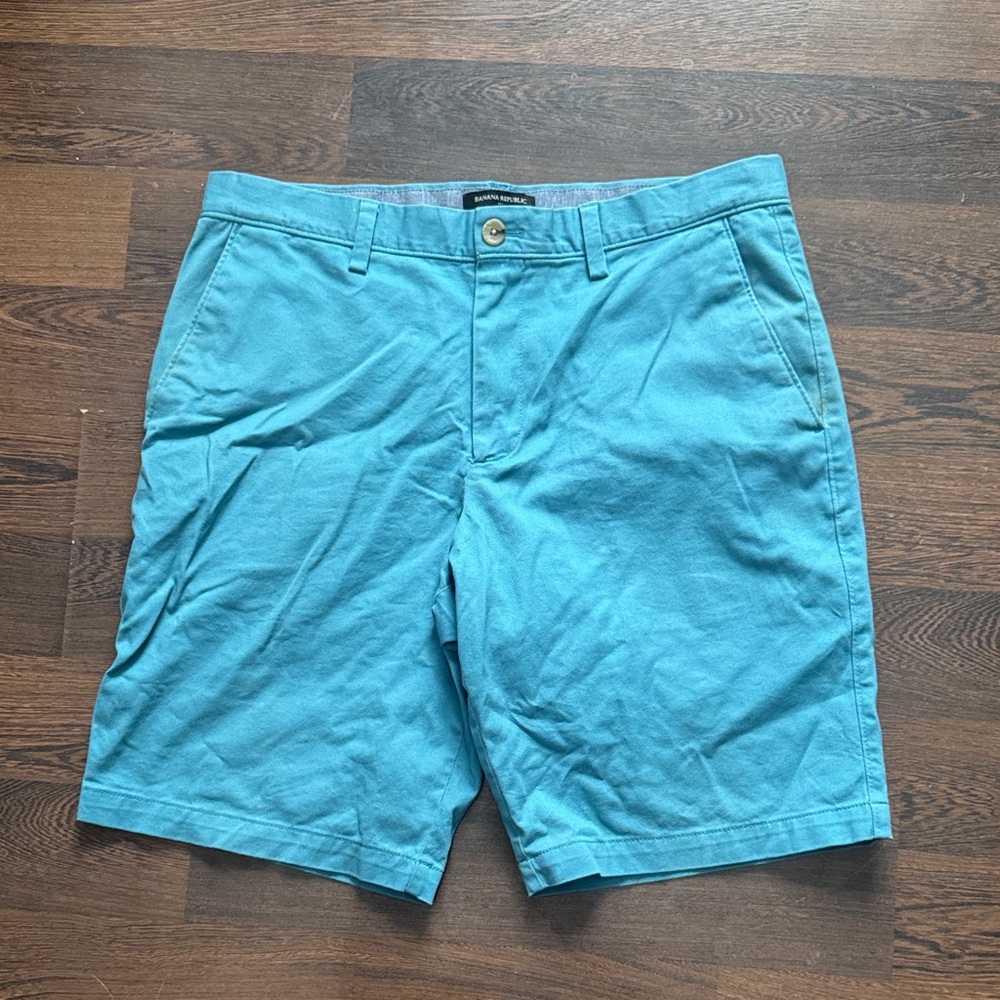 Banana Republic Emerson Shorts Bahama Bay Blue 33